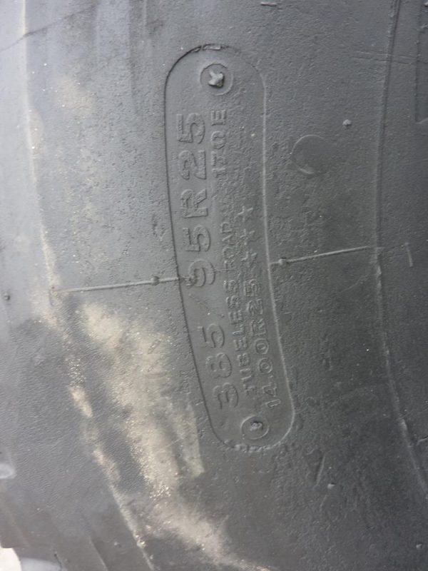 Opona używana przemysłowa 385/95R25 14.00R25 BRIDGESTONE V STEEL VHS 500zł W2463 - obrazek 5