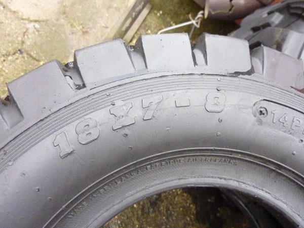 Opona używana przemysłowa 18x7-8 SOLIDEAL MINING 180zł W2127 - obrazek 5