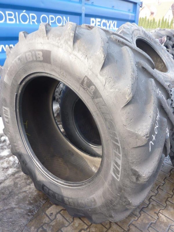 Opona używana rolnicza 600/65R38 MICHELIN MULTI BIB 2200zł W1601 - obrazek 2