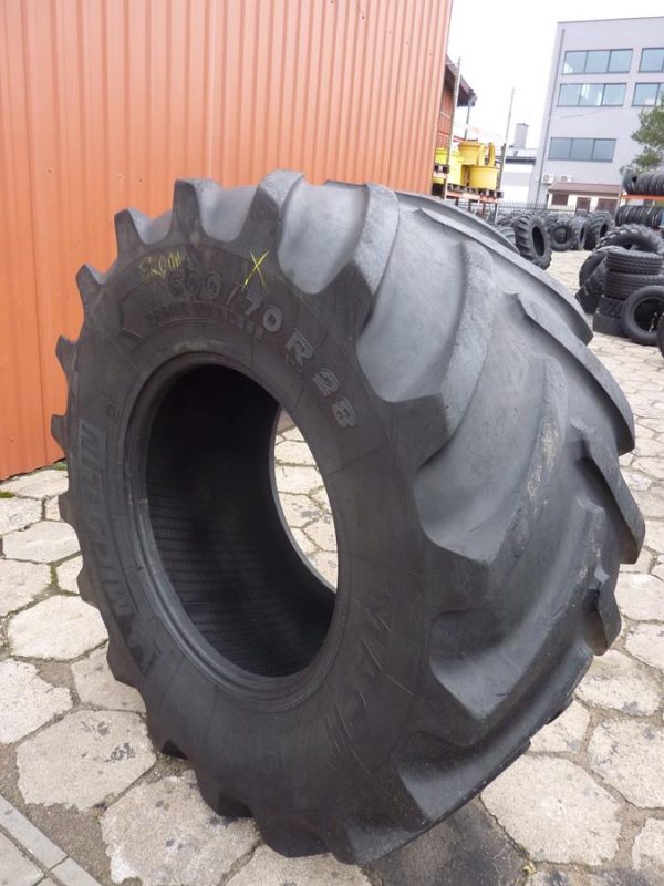 2 x Opona używana rolnicza 600/70R28 MICHELIN MACH BIB 1200zł W2193 - obrazek 3