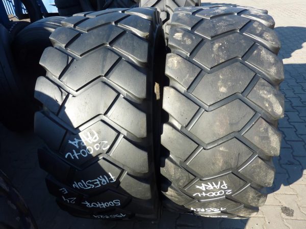 2 x Opona używana przemysłowa 500/70R24 FIRESTONE DURAFORCE 500zł W2429