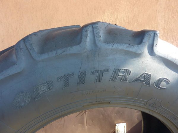 2 x Opona używana rolnicza 580/70R38 GOODYEAR OPTITRAC 1000zł W2441 - obrazek 12