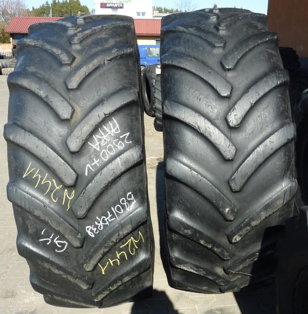 2 x Opona używana rolnicza 580/70R38 GOODYEAR OPTITRAC 1000zł W2441