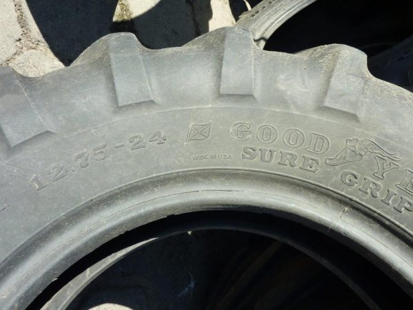 Opona używana przemysłowa 12,75-24 GOODYEAR SUPER GRIP 300zł W383 - obrazek 7
