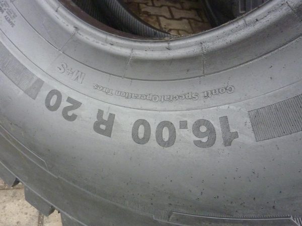 2 x Opona używana przemysłowa 16,00R20 CONTINENTAL CONTI SDTHA3; 1600zł W2481 - obrazek 8
