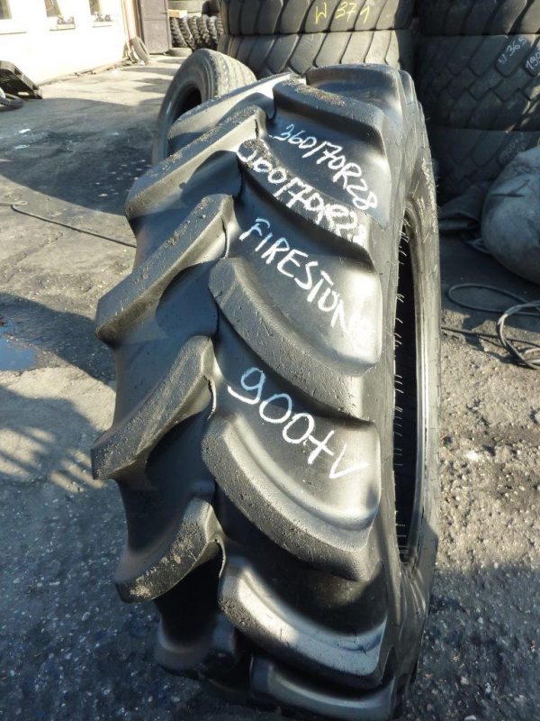 Opona używana rolnicza 360/70R28 FIRESTONE PERFORMER 70; 1000zł W1031 - obrazek 7