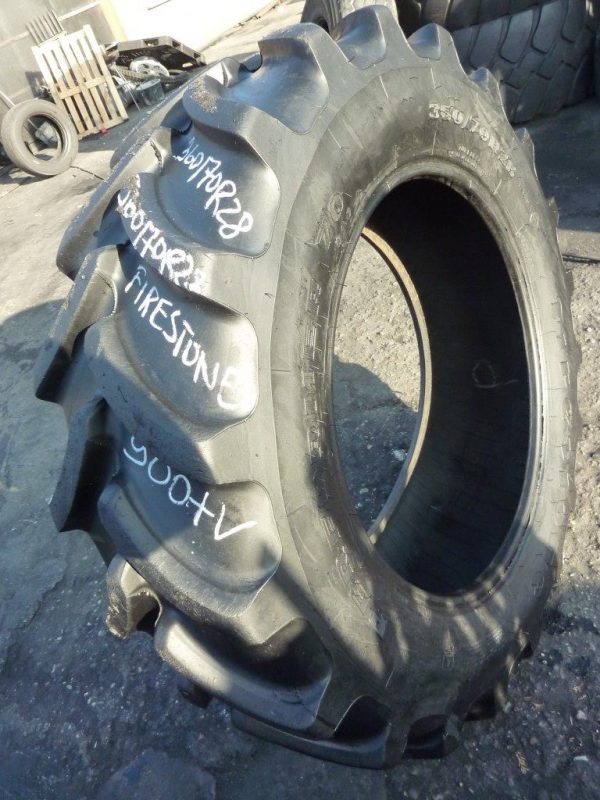 Opona używana rolnicza 360/70R28 FIRESTONE PERFORMER 70; 1000zł W1031 - obrazek 3