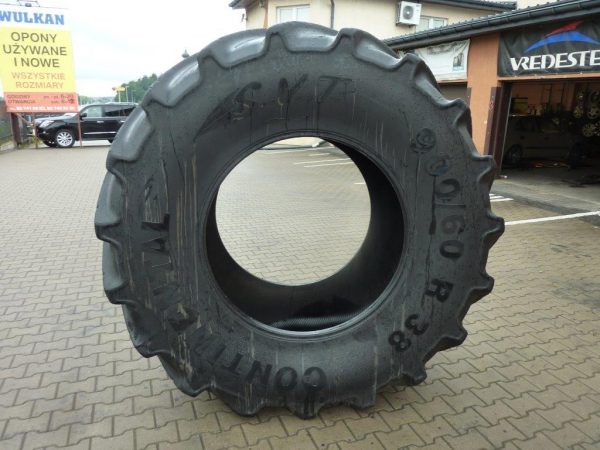 2 x Opona używana rolnicza 900/60R38 CONTINENTAL SVT 4800zł W1313 - obrazek 2