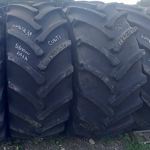 2 x Opona używana rolnicza 600/65R38 CONTINENTAL CONTRACT 1400zł W2290