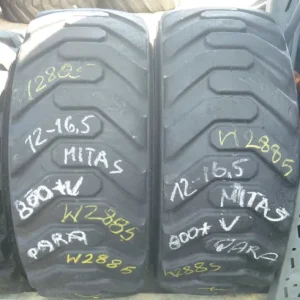 2 x Opona używana przemysłowa 12-16,5 MITAS BIG BOY 400zł W2885