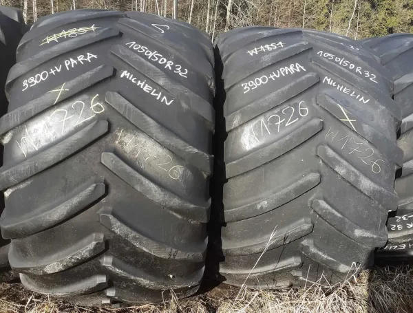 2 x Opona używana rolnicza 1050/50R32 MICHELIN MEGAXBIB 1400zł W1726