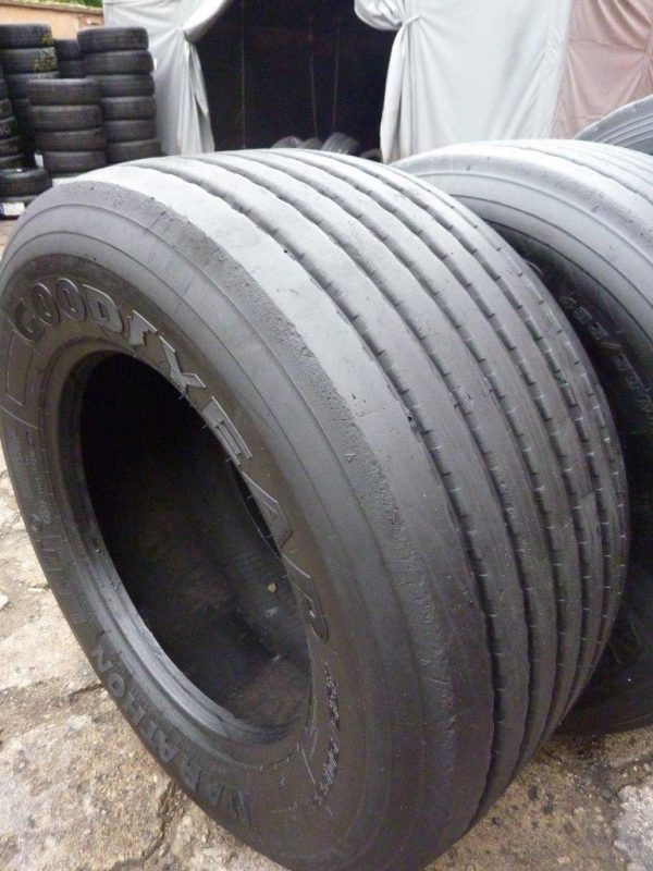 2x Opona używana ciężarowa 435/50R22,5 GOODYEAR MLHT 600zł C831 - obrazek 4