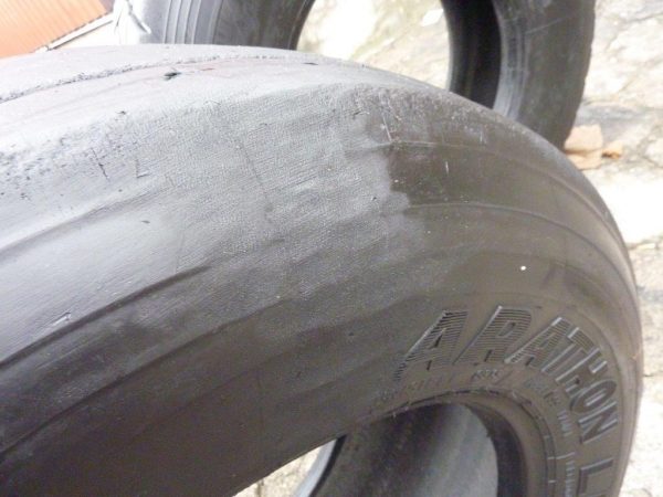 2x Opona używana ciężarowa 435/50R22,5 GOODYEAR MLHT 600zł C831 - obrazek 7