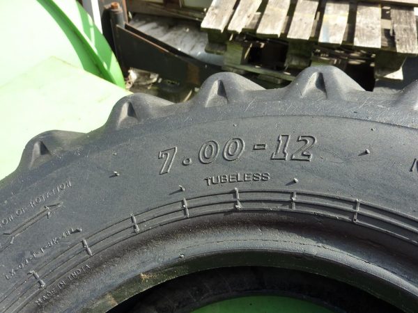 Opona używana rolnicza 7,00-12 BKT AS-504 150zł W2519 - obrazek 3