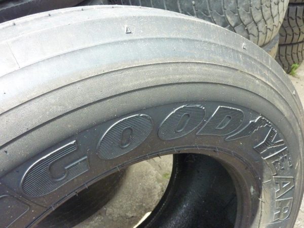 Opona używana ciężarowa 435/50R22,5 GOODYEAR LHT 600zł C356 - obrazek 8