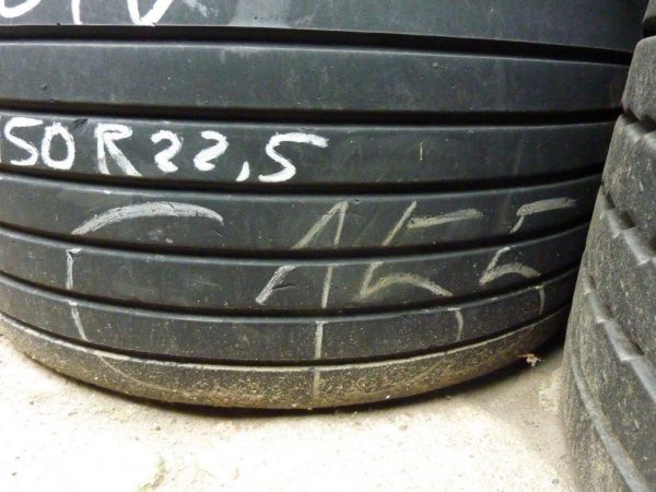 Opona używana ciężarowa 435/50R22,5 GOODYEAR MLHT 450zł C155 - obrazek 2