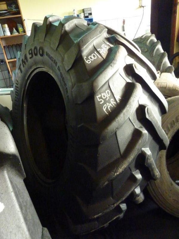 2 x Opona używana rolnicza 600/70R34 TRELLEBORG TM900; 2000zł W2912 - obrazek 2
