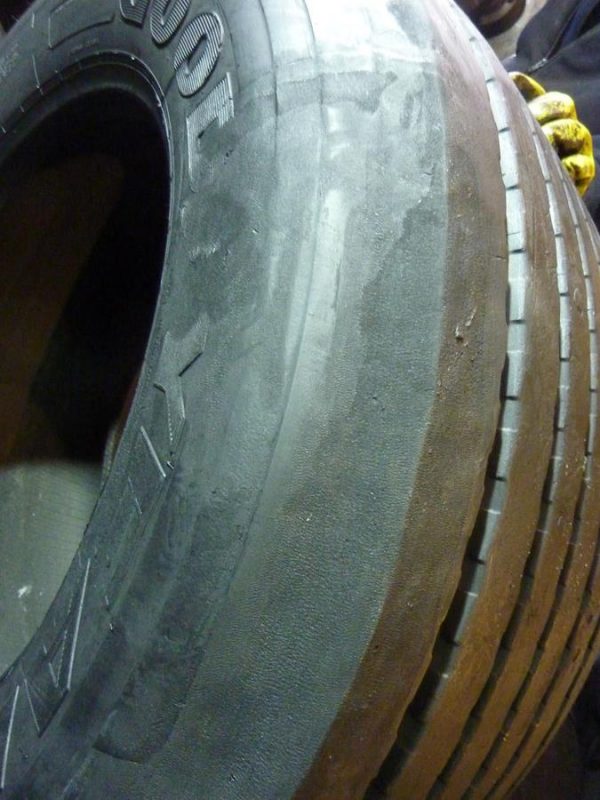 Opona używana ciężarowa 435/50R22.5 GOODYEAR MLHT 800zł C1594 - obrazek 8