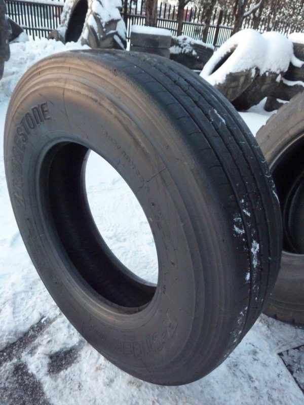 Opona używana ciężarowa 295/80R22.5 BRIDGESTONE R-STEER 001; 450zł C971 - obrazek 4