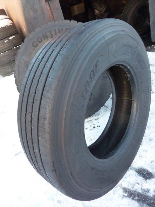 Opona używana ciężarowa 295/80R22.5 BRIDGESTONE R-STEER 001; 450zł C971 - obrazek 2