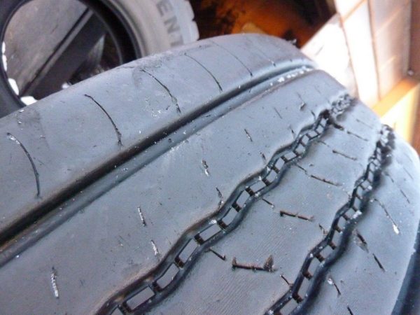 Opona używana ciężarowa 295/80R22.5 BRIDGESTONE R-STEER 001; 450zł C971 - obrazek 7