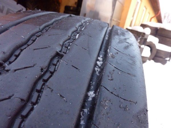Opona używana ciężarowa 295/80R22.5 BRIDGESTONE R-STEER 001; 450zł C971 - obrazek 9