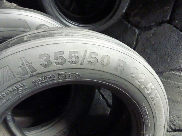 2 x Opona używana ciężarowa 355/50R22,5 CONTINENTAL CONTI 490zł C487 - obrazek 3