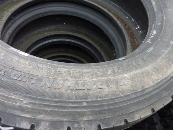 4 x Opona używana ciężarowa 295/55R22.5 GOODYEAR MARATHON LHD II 375zł C92 - obrazek 3