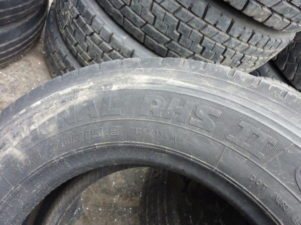 Opona używana ciężarowa 245/70R19,5 GOODYEAR RHS II; 250zł C204 - obrazek 3