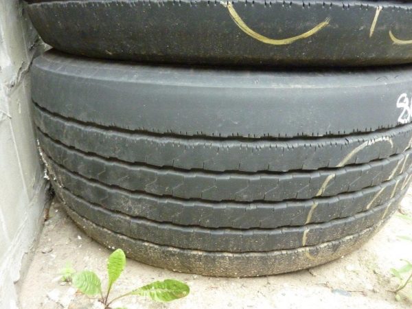 2 x Opona używana 355/50R22,5 GOODYEAR MARATHON LHS 400zł C156 - obrazek 4