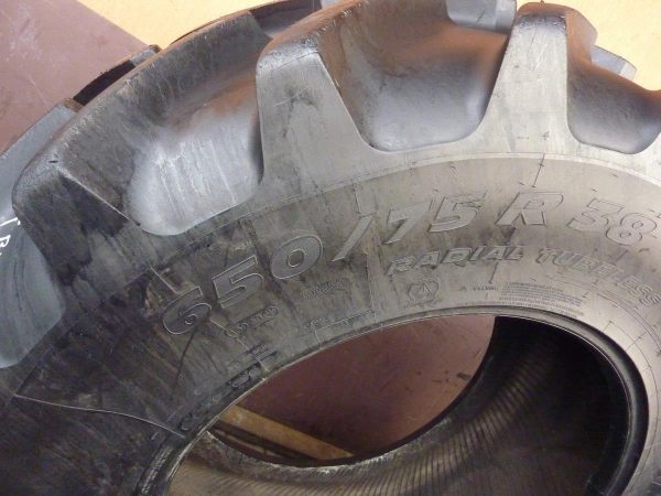 Opona używana rolnicza 650/75R38 MICHELIN MACHXBIB 4900zł W2962 - obrazek 4