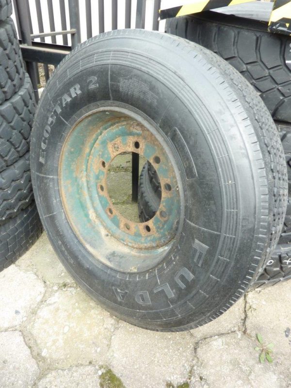 Opona + felga używana ciężarowa (koło) 12R22.5 FULDA ECOSTAR 2 480zł C596 - obrazek 3