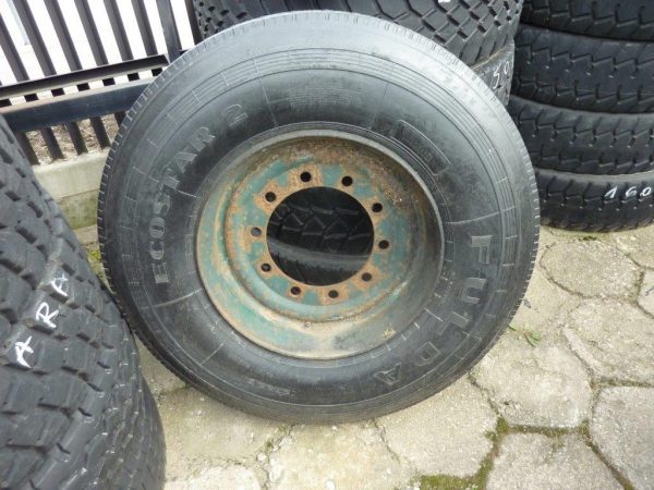 Opona + felga używana ciężarowa (koło) 12R22.5 FULDA ECOSTAR 2 480zł C596 - obrazek 2