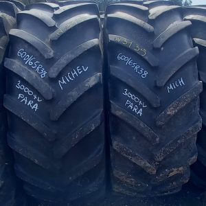 2x Opona używana rolnicza 600/65R38 MICHELIN XM108; 1200zł W3135