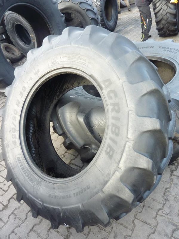 Opona używana rolnicza 420/90R30 MICHELIN AGRI BIB 1000zł W3113 - obrazek 2