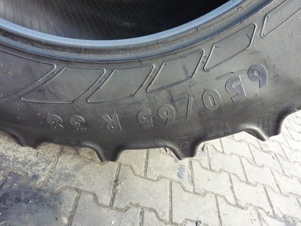 2x Opona używana rolnicza 650/65R38 CONTINENTAL CONTRACT AC65 1300zł W3120 - obrazek 3