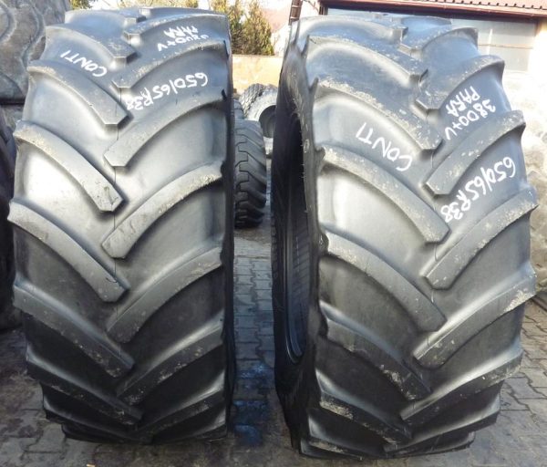 2x Opona używana rolnicza 650/65R38 CONTINENTAL CONTRACT AC65 1300zł W3120
