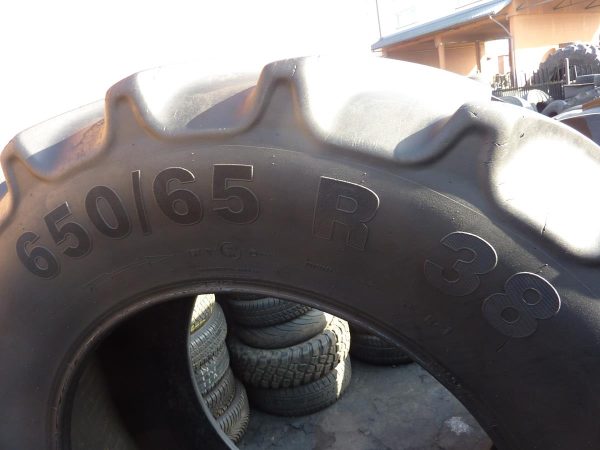 Opona używana rolnicza 650/65R38 CONTINENTAL SVT 2700zł W3156 - obrazek 3