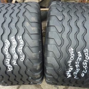 2 x Opona używana rolnicza 500/55-20 VREDESTEIN FLOTATION+; 950zł W3172
