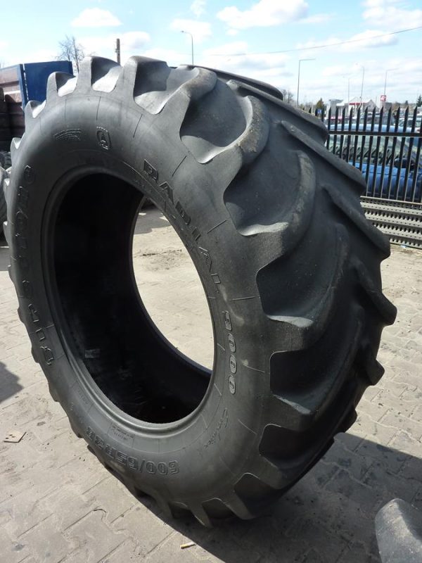 2x Opona używana rolnicza 600/65R38 FIRESTONE RADIAL EVOLUTION 1000zł W3179 - obrazek 2