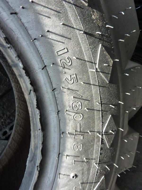 2 x Opona używana przemysłowa 12.5/80-18 GOODYEAR SUPER GRIP LUG 1000zł W3225 - obrazek 3