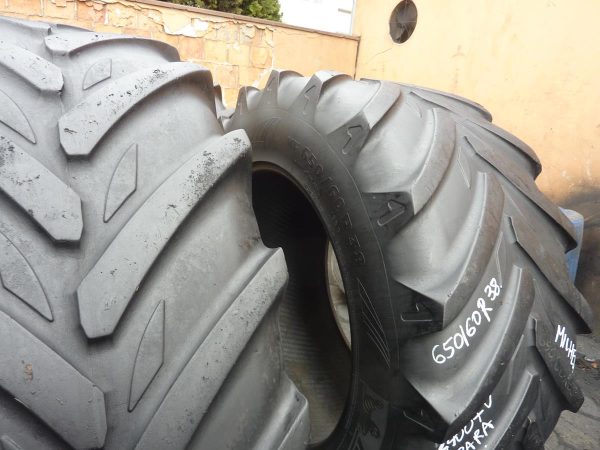 2 x Opona używana rolnicza 650/60R38 MICHELIN XEOBIB 1500zł W3253 - obrazek 10