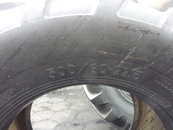 Opona używana rolnicza 500/60-22.5 STARCO MP DUMPER 1300zł W3257 - obrazek 3