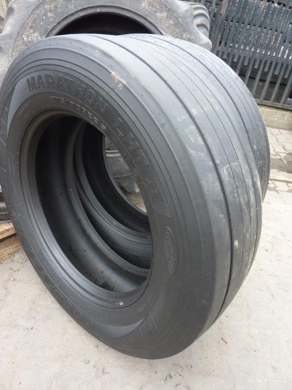 2x Opona używana ciężarowa 275/70R22.5 GOODYEAR LHT II 440zł C2061 - obrazek 2