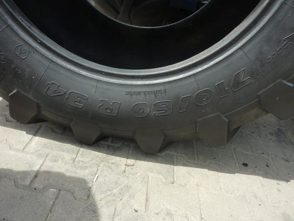 2x Opona używana rolnicza 710/60R34 TRELLEBORG TM900; 3000zł W3392 - obrazek 3