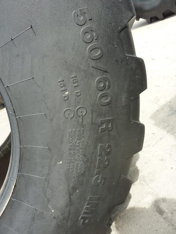 Opona używana rolnicza 560/60R22.5 VREDESTEIN FLOTATION TRAC 1200zŁ W3397 - obrazek 3