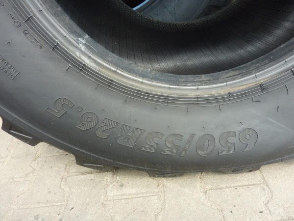 2x Opona używana rolnicza 650/55R26.5 BKT FL 630 ULTRA 2200zł W3413 - obrazek 3