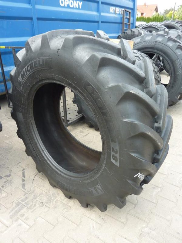 Opona używana rolnicza 420/70R28 MICHELIN OMNIBIB 2000zł W3422 - obrazek 2