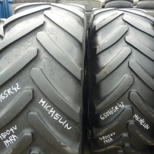 2 x Opona używana rolnicza 650/65R42 MICHELIN MULTIBIB 2200zł W3450