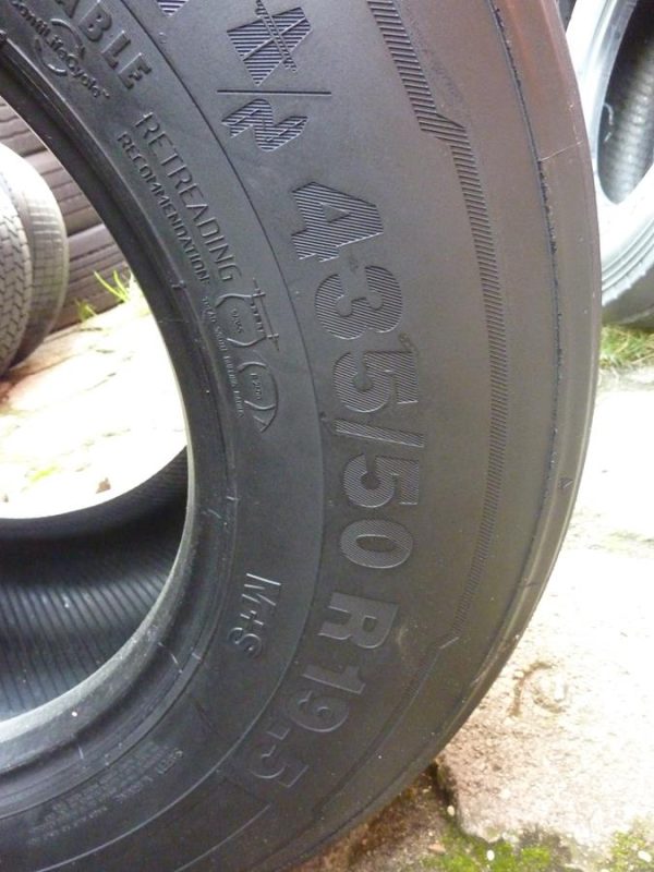 Opona używana ciężarowa 435/50R19.5 CONTINENTAL CONTI HYBRID HT3 480zł C2096 - obrazek 3